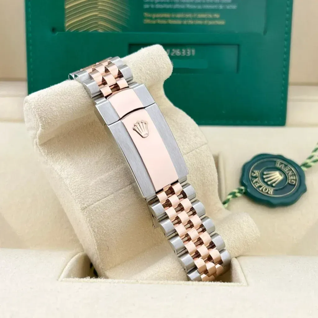 2024 Rolex Datejust Chocolate 126331 — Everose Rolesor Fluted Jubilee Ref. 126331-0002 — Crown Watch Group Miami