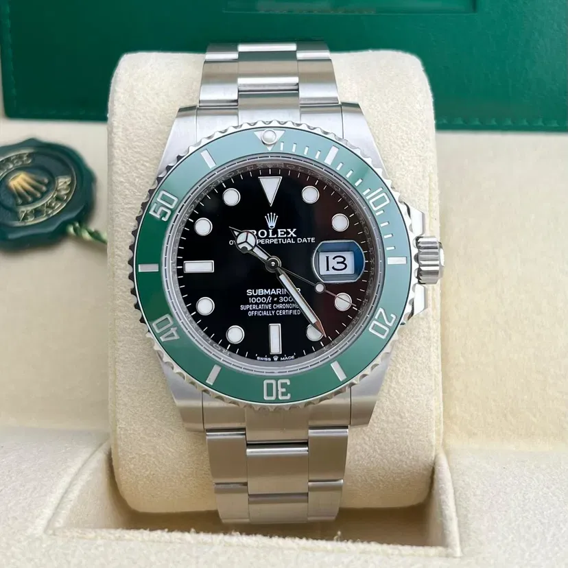 2025 Rolex Starbucks 126610LV — Green Bezel Submariner Date 41 Ref. 126610LV — Crown Watch Group Miami