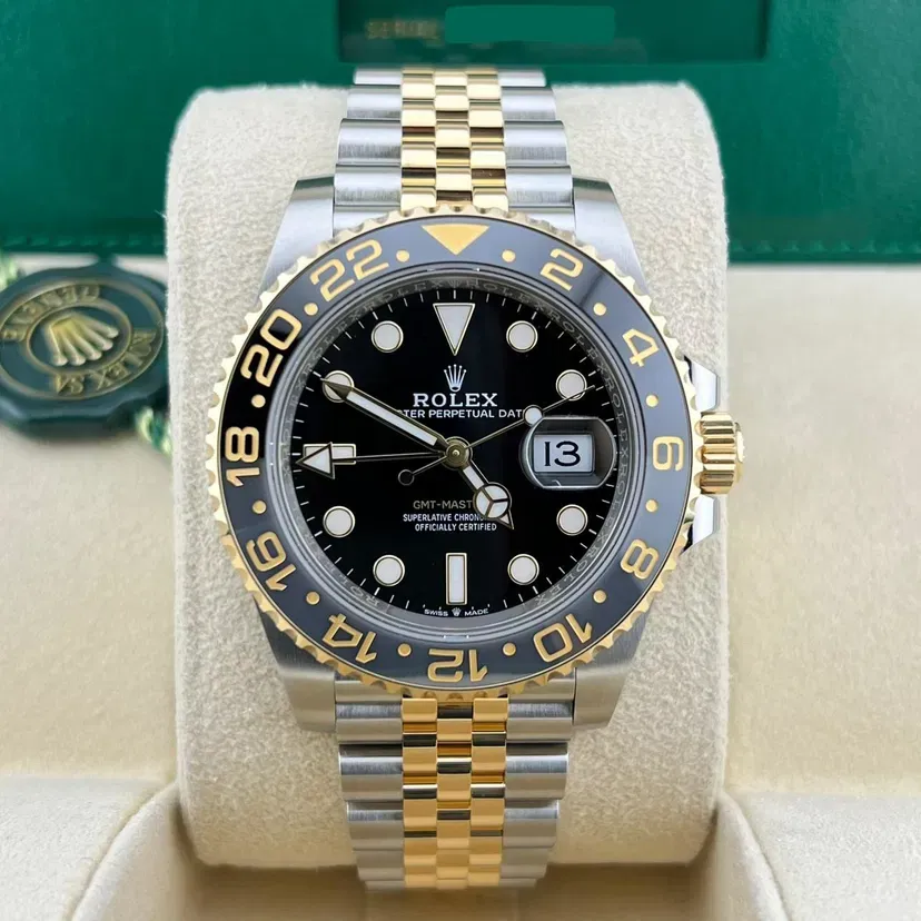 2025 Rolex GMT Master II Two Tone 126713GRNR — The Zombie Black Jubilee Ref. 126713GRNR-0001 — Crown Watch Group Miami