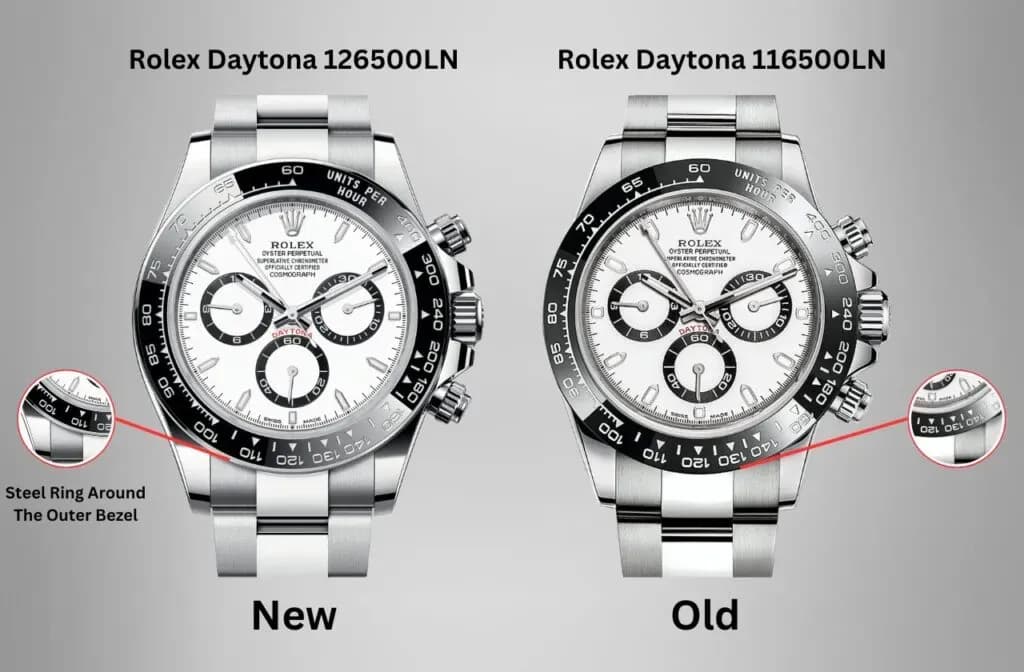 Rolex Daytona Panda 126500LN vs the discontinued 116500LN