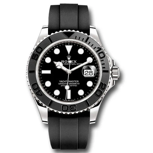 2024 Rolex Yacht-MaRolex Yacht Master 42 226659 — White Gold Black Oysterflexster 42 White Gold / Black / Oysterflex