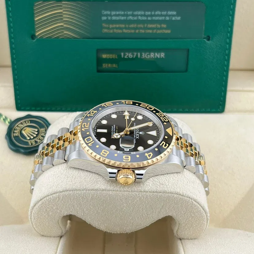 Rolex GMT Master II Two Tone 126713GRNR — The Zombie Black Jubilee — Ref. 126713GRNR-0001 — 2025 — New / unworn condition — Crown Watch Group Miami
