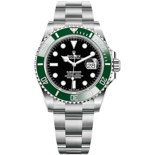 Rolex Starbucks 126610LV — Green Bezel Submariner Date 41